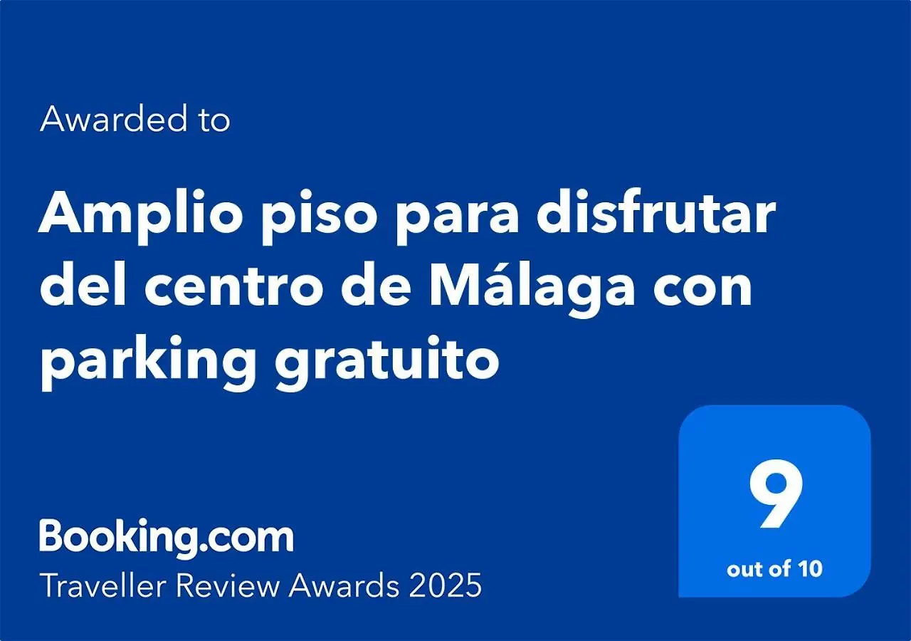 Lägenhet Amplio Piso Para Disfrutar Del Centro De Malaga Con Parking Gratuito